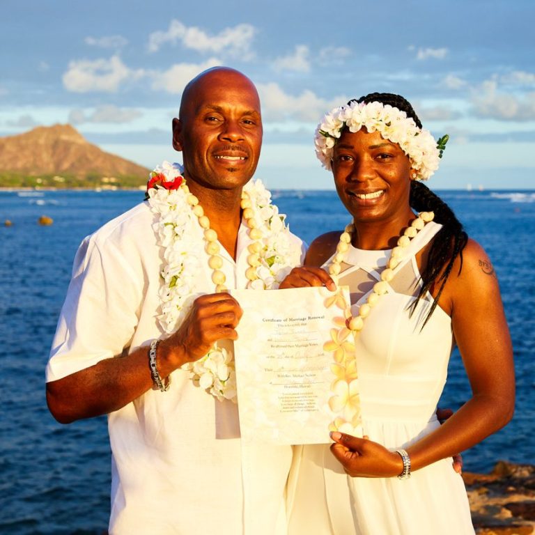 Kahala beach wedding in Hawaii Hawaii beach wedding.